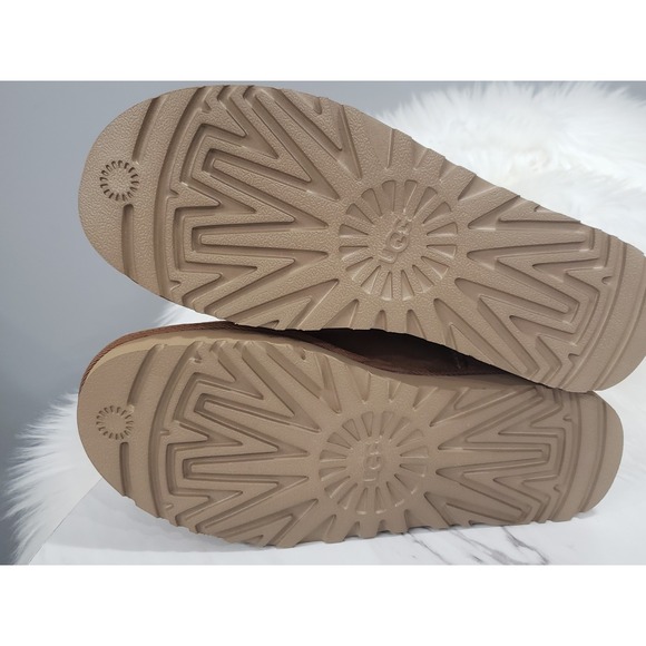 NEW SIZE 7 UGG Classic Ultra Mini Boots Chestnut Shoes 1116109 Brown Slip On - Picture 4 of 7